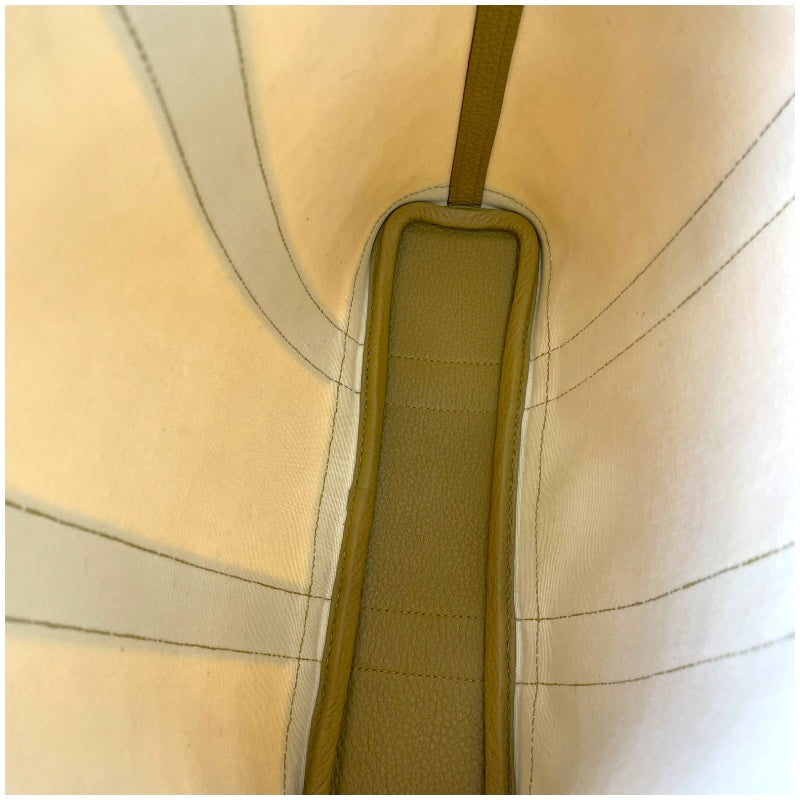 エルメス HERMES ガーデンファイルPM Z刻 カルダモン/アイボリー SV金具 トワルミリタリー・ネゴンダ レディース ショルダーバッグ