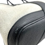 エルメス HERMES ガーデンパーティPM Z刻 ブラック SV金具 トワル レディース トートバッグ