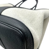 エルメス HERMES ガーデンパーティPM Z刻 ブラック SV金具 トワル レディース トートバッグ