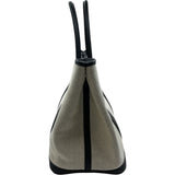 エルメス HERMES ガーデンパーティPM Z刻 ブラック SV金具 トワル レディース トートバッグ