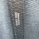 エルメス HERMES ガーデンパーティPM Z刻 ブラック SV金具 トワル レディース トートバッグ