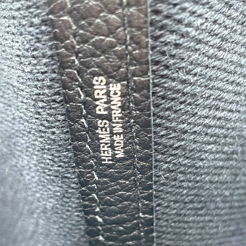 エルメス HERMES ガーデンパーティPM Z刻 ブラック SV金具 トワル レディース トートバッグ