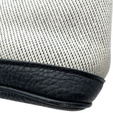 エルメス HERMES ガーデンパーティPM Z刻 ブラック SV金具 トワル レディース トートバッグ