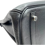エルメス HERMES バーキン30 □M刻　(2009年製) ブラック　シルバー金具 トリヨンクレマンス レディース ハンドバッグ