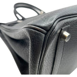 エルメス HERMES バーキン30 □M刻　(2009年製) ブラック　シルバー金具 トリヨンクレマンス レディース ハンドバッグ