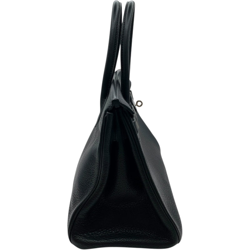 エルメス HERMES バーキン30 □M刻　(2009年製) ブラック　シルバー金具 トリヨンクレマンス レディース ハンドバッグ