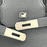 エルメス HERMES バーキン30 □M刻　(2009年製) ブラック　シルバー金具 トリヨンクレマンス レディース ハンドバッグ