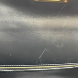 エルメス HERMES ケリー28 外縫い □D刻 ブラック GD金具 ボックスカーフ レディース ショルダーバッグ