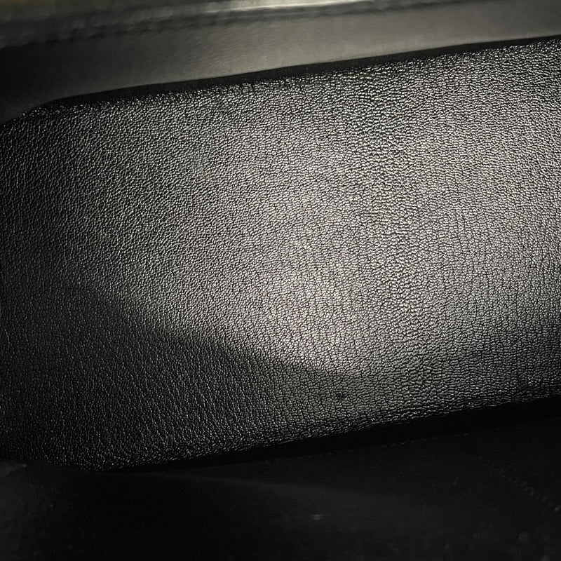 エルメス HERMES ケリー28 外縫い □D刻 ブラック GD金具 ボックスカーフ レディース ショルダーバッグ