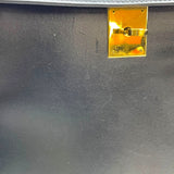 エルメス HERMES ケリー28 外縫い □D刻 ブラック GD金具 ボックスカーフ レディース ショルダーバッグ