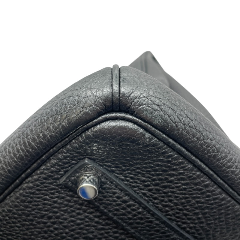 エルメス HERMES バーキン35 □Q刻 ブラック SV金具 トゴ レディース ハンドバッグ