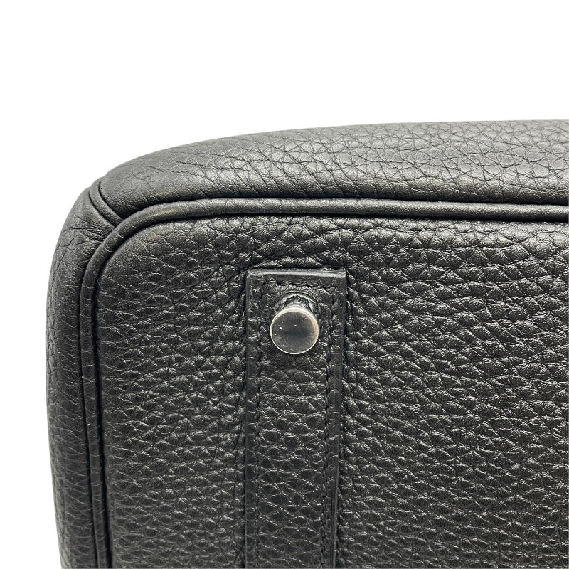 エルメス HERMES バーキン35 □Q刻 ブラック SV金具 トゴ レディース ハンドバッグ