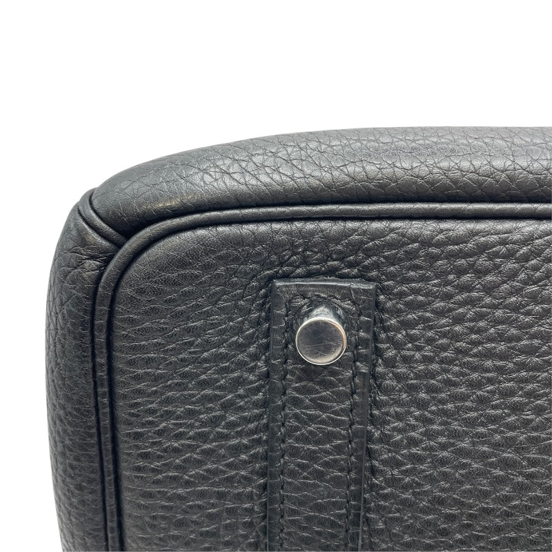 エルメス HERMES バーキン35 □Q刻 ブラック SV金具 トゴ レディース ハンドバッグ