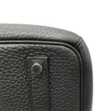 エルメス HERMES バーキン35 □Q刻 ブラック SV金具 トゴ レディース ハンドバッグ