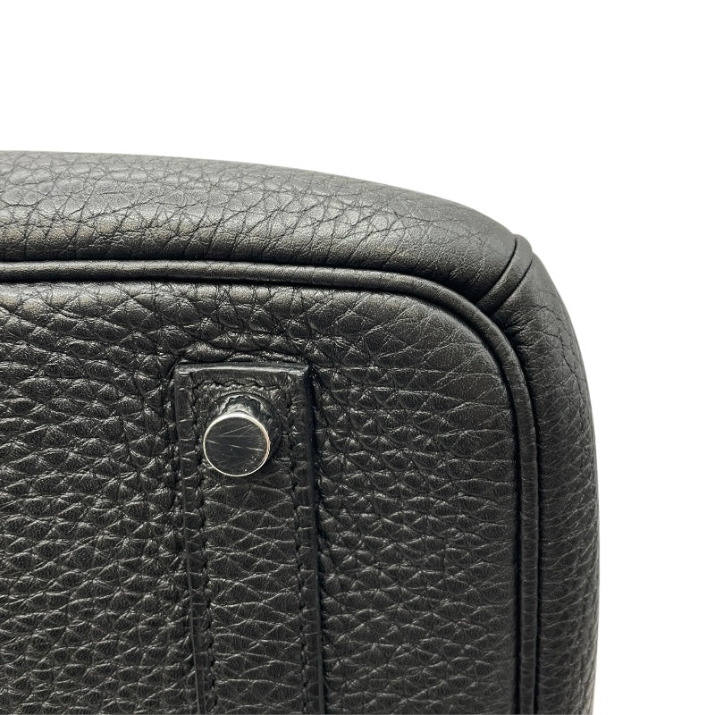 エルメス HERMES バーキン35 □Q刻 ブラック SV金具 トゴ レディース ハンドバッグ