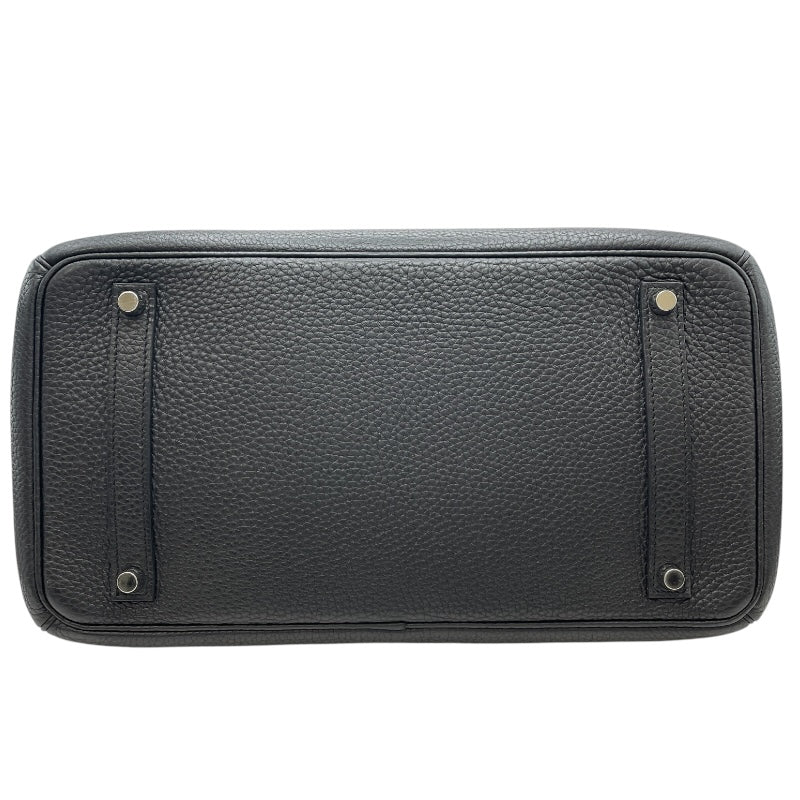 エルメス HERMES バーキン35 □Q刻 ブラック SV金具 トゴ レディース ハンドバッグ