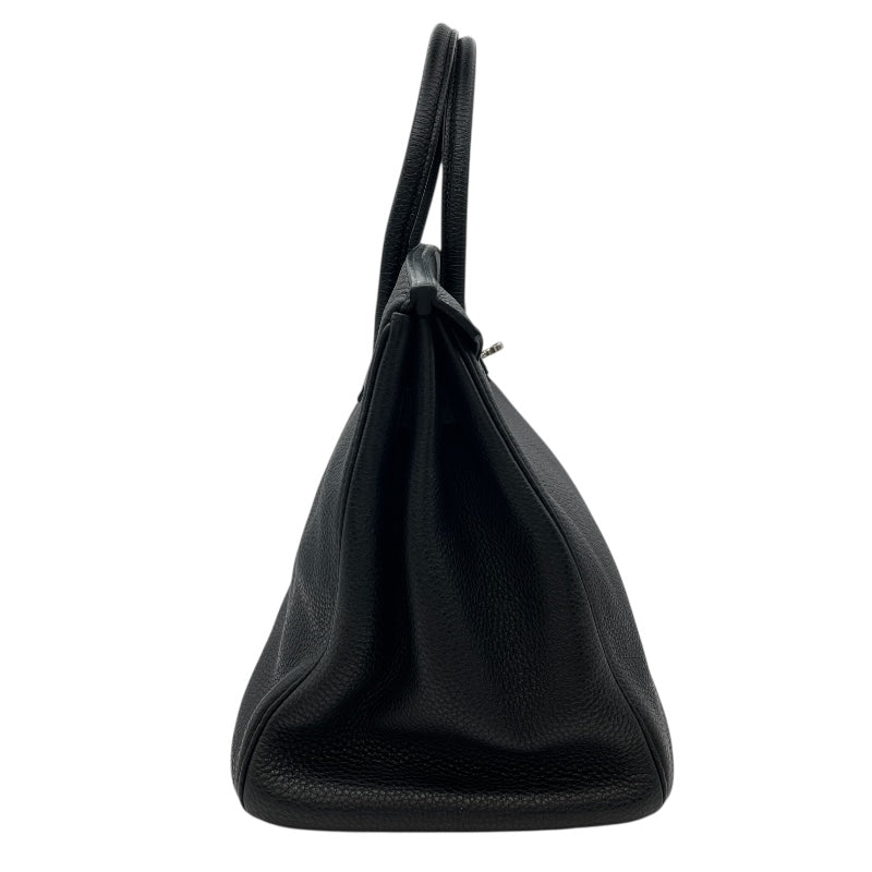 エルメス HERMES バーキン35 □Q刻 ブラック SV金具 トゴ レディース ハンドバッグ