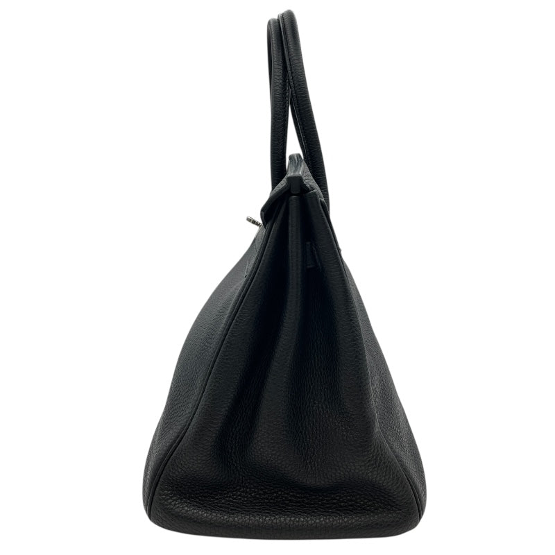 エルメス HERMES バーキン35 □Q刻 ブラック SV金具 トゴ レディース ハンドバッグ