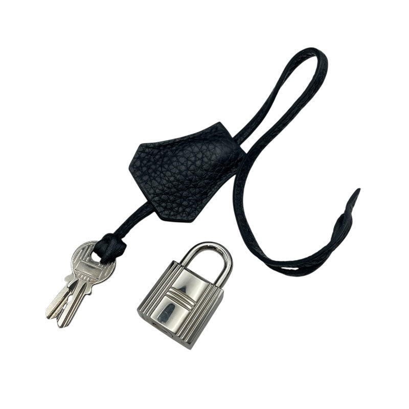 エルメス HERMES バーキン35 □Q刻 ブラック SV金具 トゴ レディース ハンドバッグ