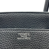 エルメス HERMES バーキン35 □Q刻 ブラック SV金具 トゴ レディース ハンドバッグ
