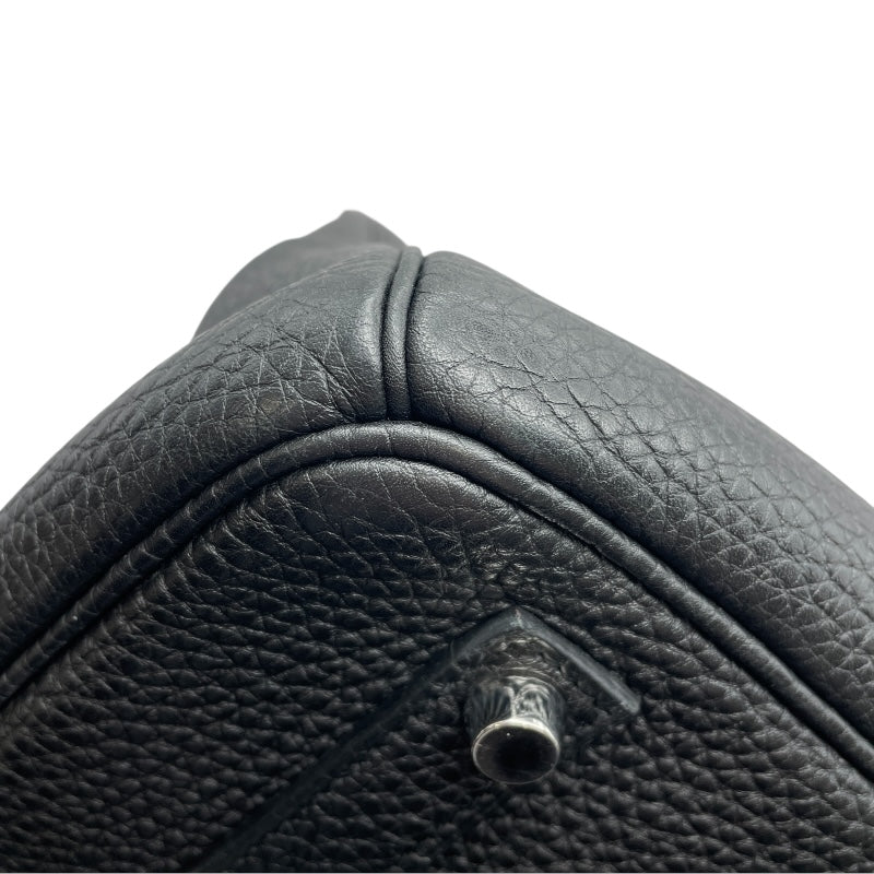 エルメス HERMES バーキン35 □Q刻 ブラック SV金具 トゴ レディース ハンドバッグ
