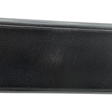 エルメス HERMES ケリー32 外縫い 〇T刻印（1990年製） ブラック　ゴールド金具 アルデンヌ レディース ショルダーバッグ