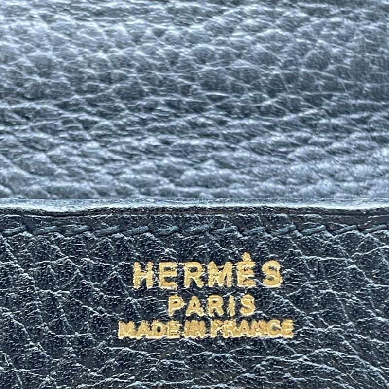 エルメス HERMES ケリー32 外縫い 〇T刻印（1990年製） ブラック　ゴールド金具 アルデンヌ レディース ショルダーバッグ