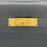 エルメス HERMES ケリー32 外縫い 〇T刻印（1990年製） ブラック　ゴールド金具 アルデンヌ レディース ショルダーバッグ