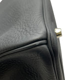 エルメス HERMES バーキン35 □P刻 ブラック SV金具 トリヨン レディース ハンドバッグ