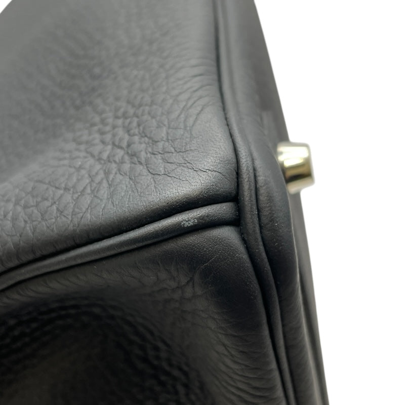 エルメス HERMES バーキン35 □P刻 ブラック SV金具 トリヨン レディース ハンドバッグ