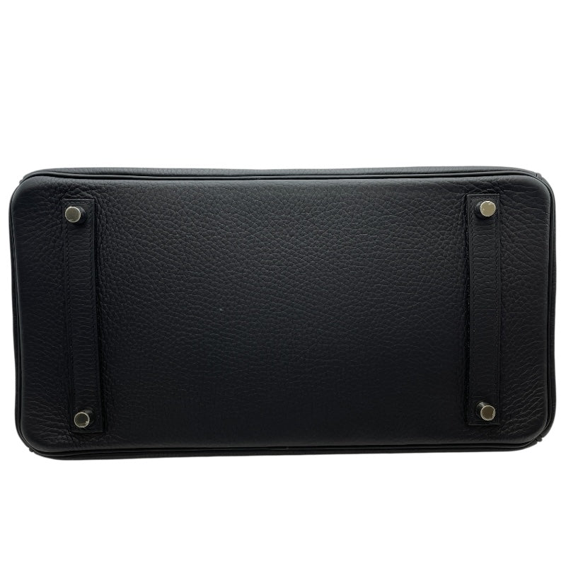 エルメス HERMES バーキン35 □P刻 ブラック SV金具 トリヨン レディース ハンドバッグ