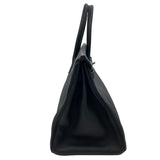 エルメス HERMES バーキン35 □P刻 ブラック SV金具 トリヨン レディース ハンドバッグ