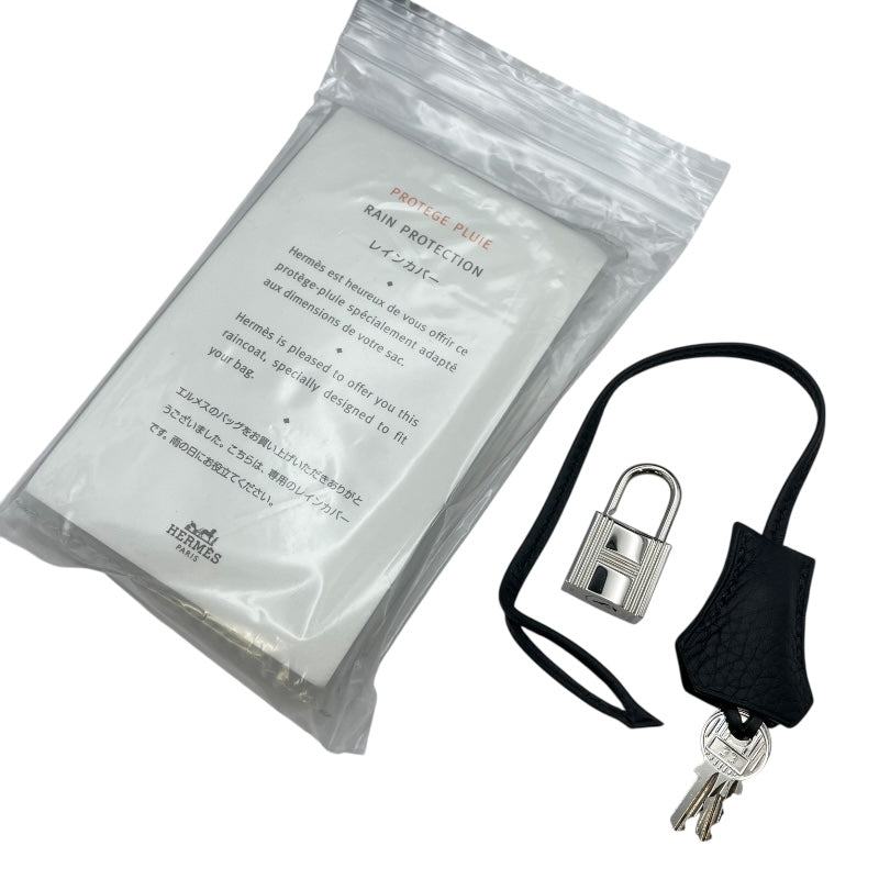 エルメス HERMES バーキン35 □P刻 ブラック SV金具 トリヨン レディース ハンドバッグ