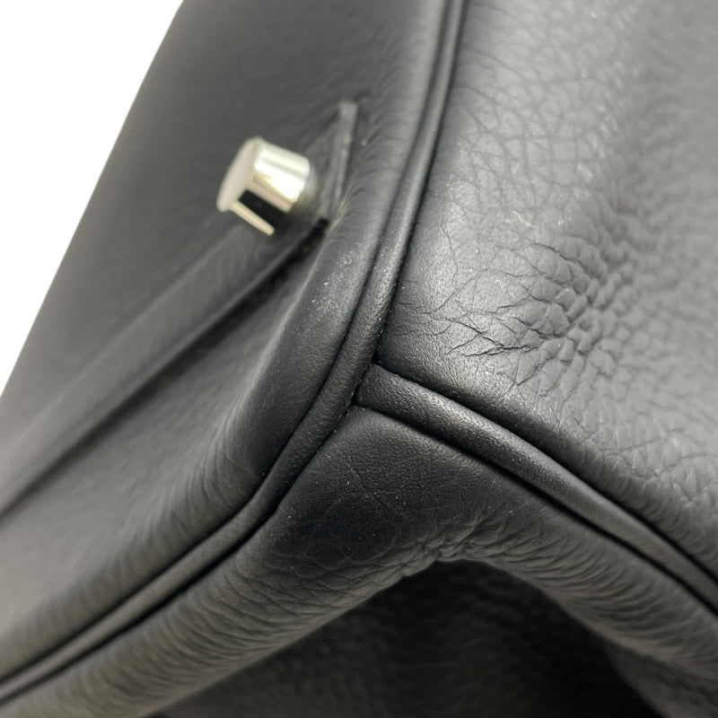 エルメス HERMES バーキン35 □P刻 ブラック SV金具 トリヨン レディース ハンドバッグ