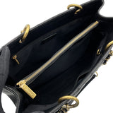 シャネル CHANEL GST チェーントートバッグ A5099512番台 ブラック ゴールド金具 キャビアスキン レディース トートバッグ