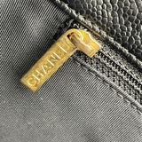 シャネル CHANEL GST チェーントートバッグ A5099512番台 ブラック ゴールド金具 キャビアスキン レディース トートバッグ