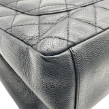 シャネル CHANEL GST チェーントートバッグ A5099512番台 ブラック ゴールド金具 キャビアスキン レディース トートバッグ