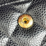 シャネル CHANEL マトラッセ25 A01112 24番台 ブラック キャビアスキン レディース ショルダーバッグ