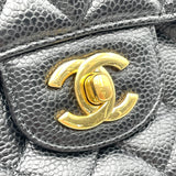 シャネル CHANEL マトラッセ25 A01112 24番台 ブラック キャビアスキン レディース ショルダーバッグ
