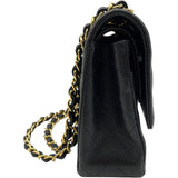 シャネル CHANEL マトラッセ25 A01112 24番台 ブラック キャビアスキン レディース ショルダーバッグ