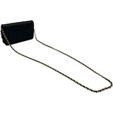 シャネル CHANEL マトラッセチェーンウォレット A33814 18番台 ブラック GD金具 キャビア レディース ショルダーバッグ