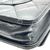 シャネル CHANEL マトラッセ チェーンウォレット AP0250 ブラック　シルバー金具 キャビアスキン レディース ショルダーバッグ