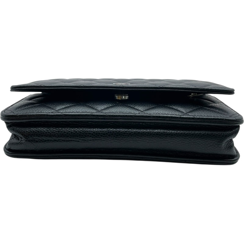 シャネル CHANEL マトラッセ チェーンウォレット AP0250 ブラック