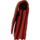 シャネル CHANEL マトラッセ チェーンウォレット A33814 20番台 オレンジ GD金具 キャビア レディース ショルダーバッグ