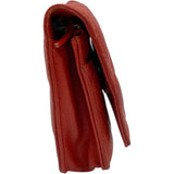 シャネル CHANEL マトラッセ チェーンウォレット A33814 20番台 オレンジ GD金具 キャビア レディース ショルダーバッグ