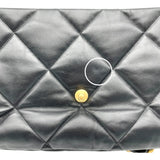 シャネル CHANEL CHANEL19 マキシ AS1162 ブラック　ゴールド/シルバー金具 ラムスキン レディース ショルダーバッグ