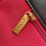 シャネル CHANEL CHANEL19 マキシ AS1162 ブラック　ゴールド/シルバー金具 ラムスキン レディース ショルダーバッグ