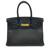 エルメス HERMES バーキン30 X刻 ブラック GD金具 エプソン レディース ハンドバッグ