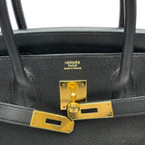 エルメス HERMES バーキン30 X刻 ブラック GD金具 エプソン レディース ハンドバッグ