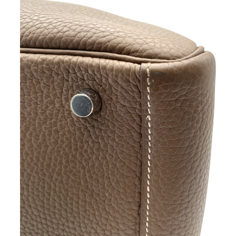 エルメス HERMES リンディ30 X刻印　(2016年製) エトゥープ　シルバー金具 トリヨンクレマンス レディース ショルダーバッグ